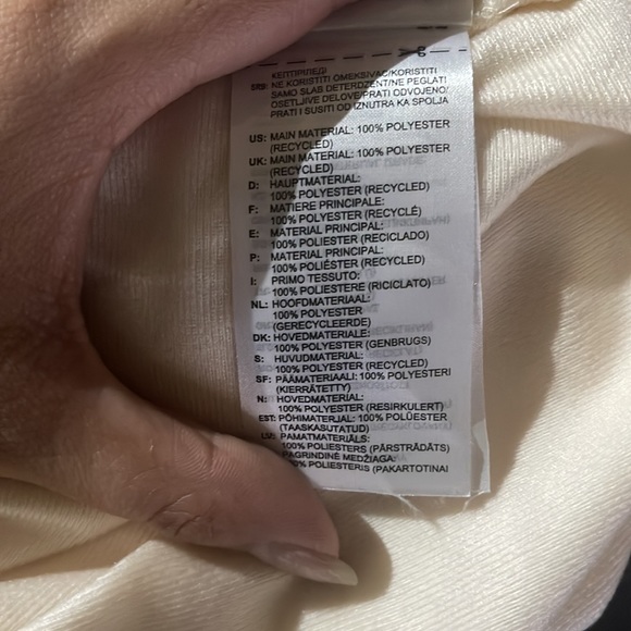 Adidas Cream and Red V-Neck Dress - Picture 4 of 4